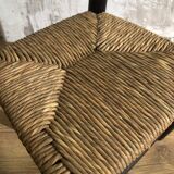 Small children's chair - wood and straw