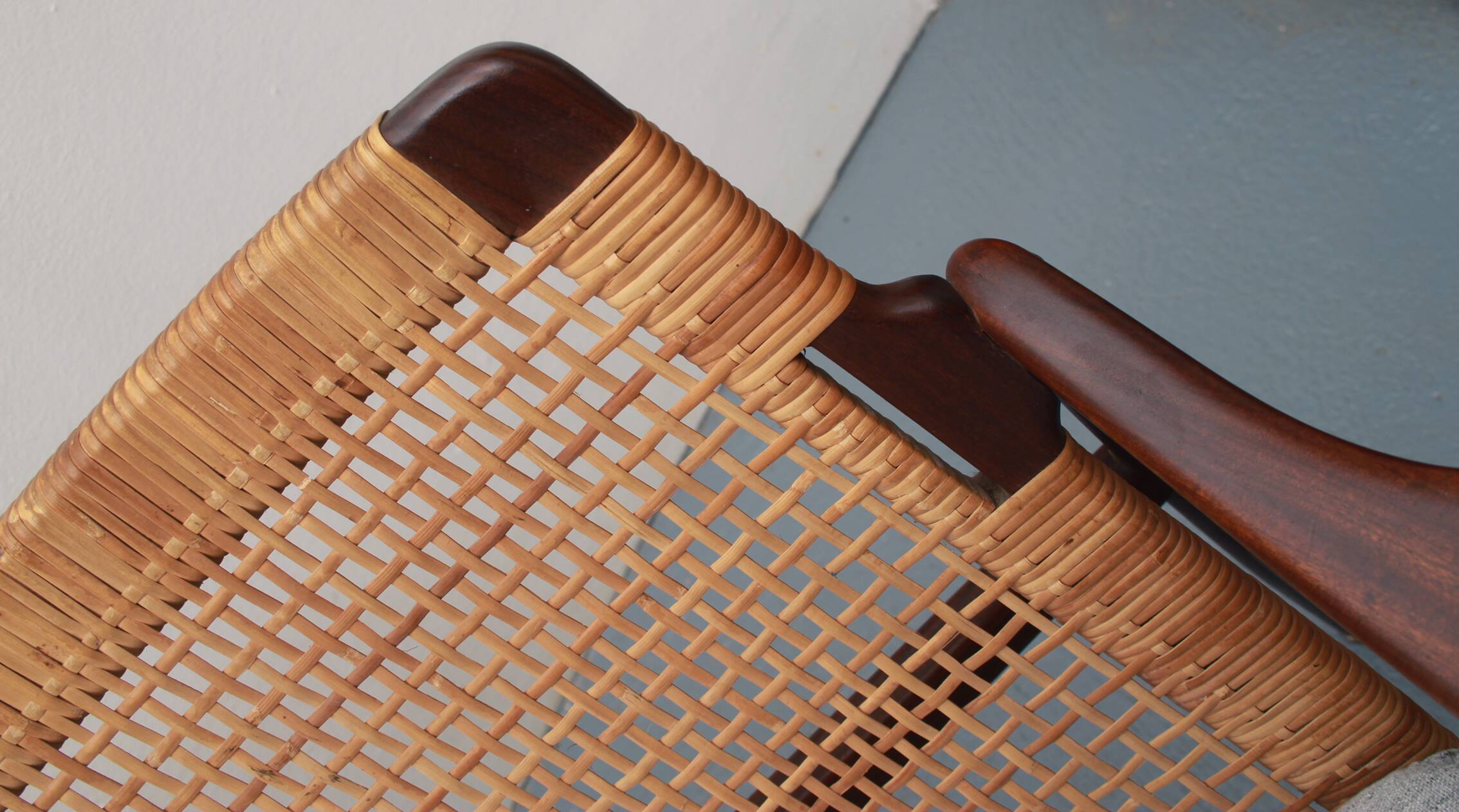 1950s sofa in teak Hartmut Lohmeyer