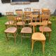 Lot 16 chaises bistrot dépareillées