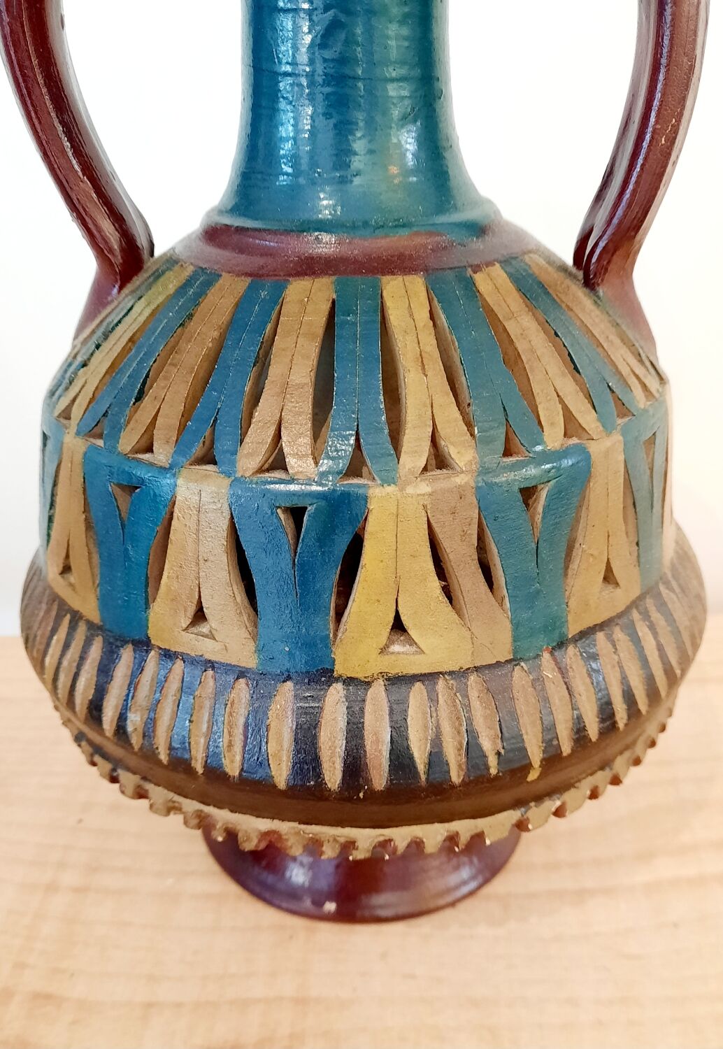 Vintage terracotta vase