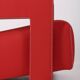 Utrecht armchair by Gerrit Reitveld edited by Cassina