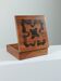 Vintage wooden box handmade with inlays.