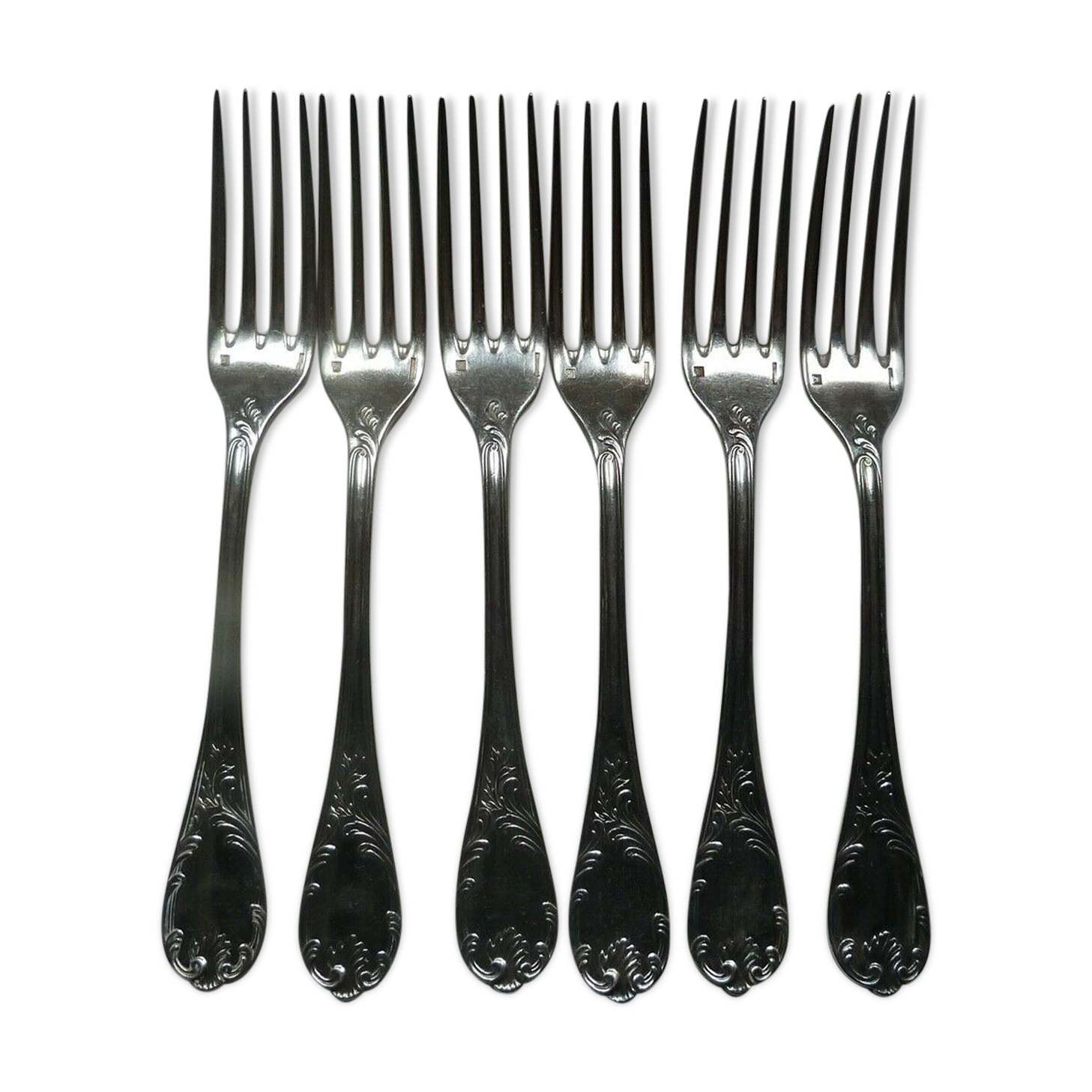 Lot 6 large Christofle forks