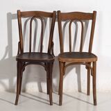 Antique dining chairs (c. 1920). Set of 6, no. 2