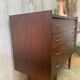Chest of drawers with tapered feet