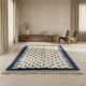 Traditional handmade pure wool Berber rug 2/3 m