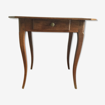 Flat desk in Louis XV style oak, early XXth