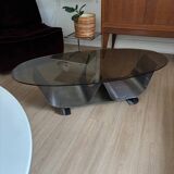 Vintage coffee table and chrome