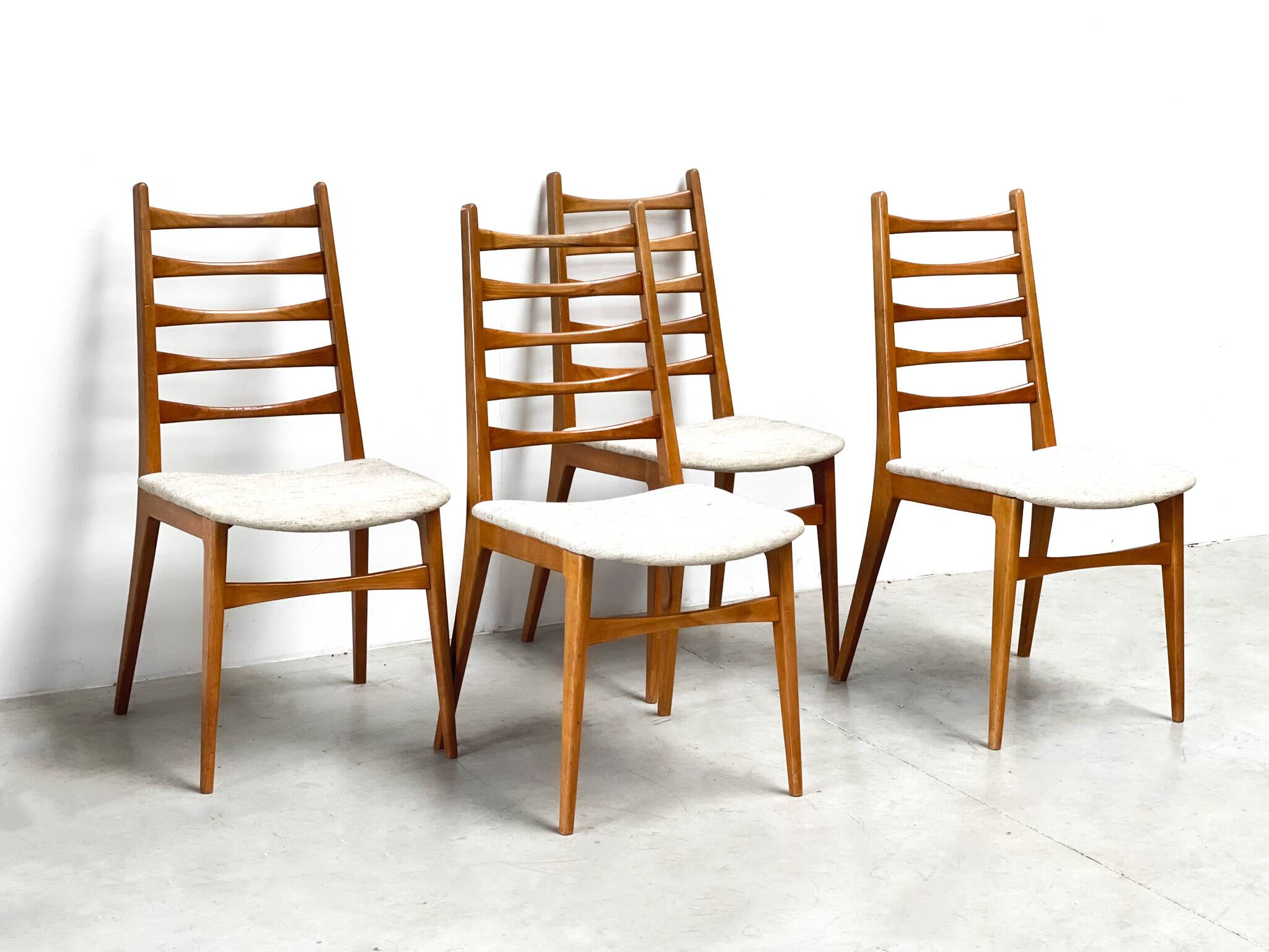 set of four Danish dining chairs