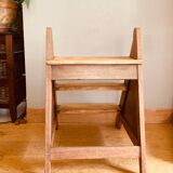 Closed staircase from the mid-20th century, mortise joints
