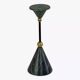 Vintage marble and brass candle holder