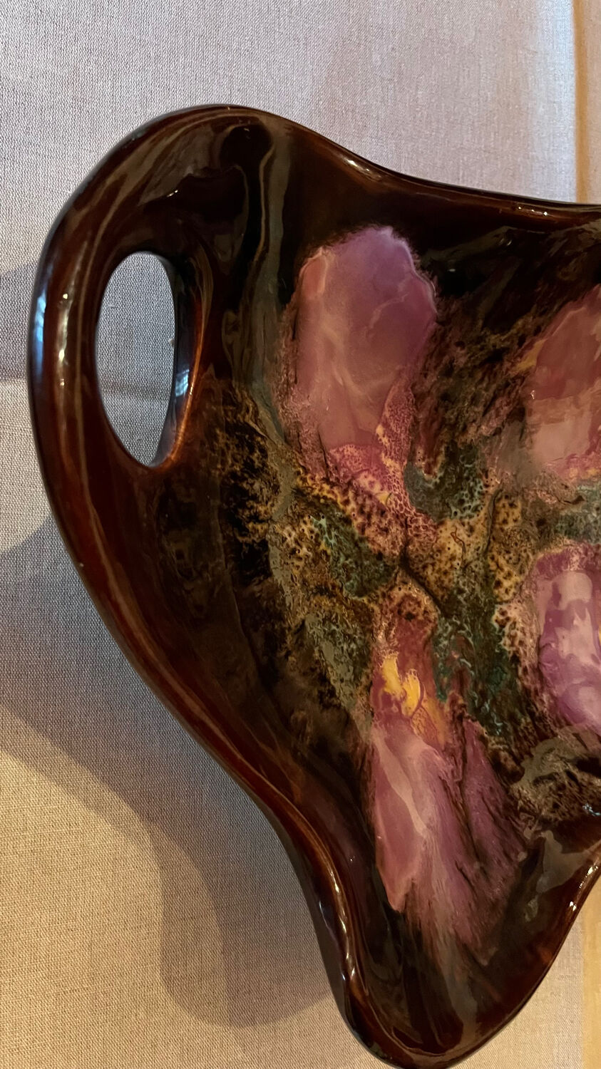 Vallauris fruit bowl signed Acca