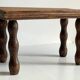 TABOURET Vintage BOIS Tourné