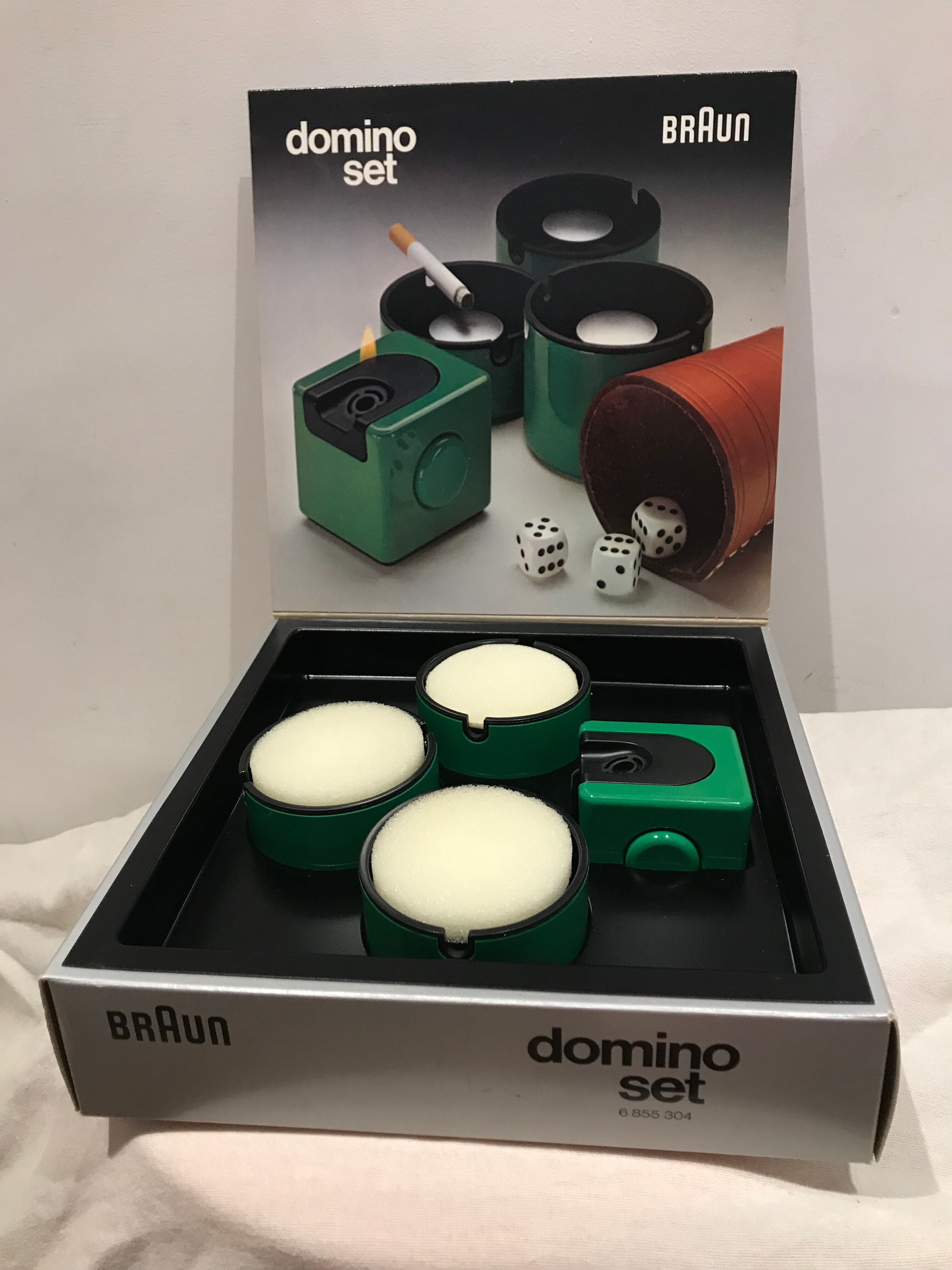 Smoking set Domino by Dieter Rams for Braun 1976