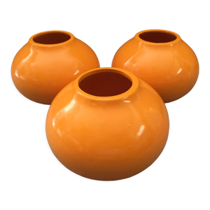 Lot de 3 vases boules décoratifs