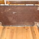 Table from the 70's formica in white and stainless steel