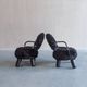 Pair of limited edition lounge chairs by Olivier De Schrijver for Ode’s Design