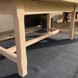 Solid wood dining table