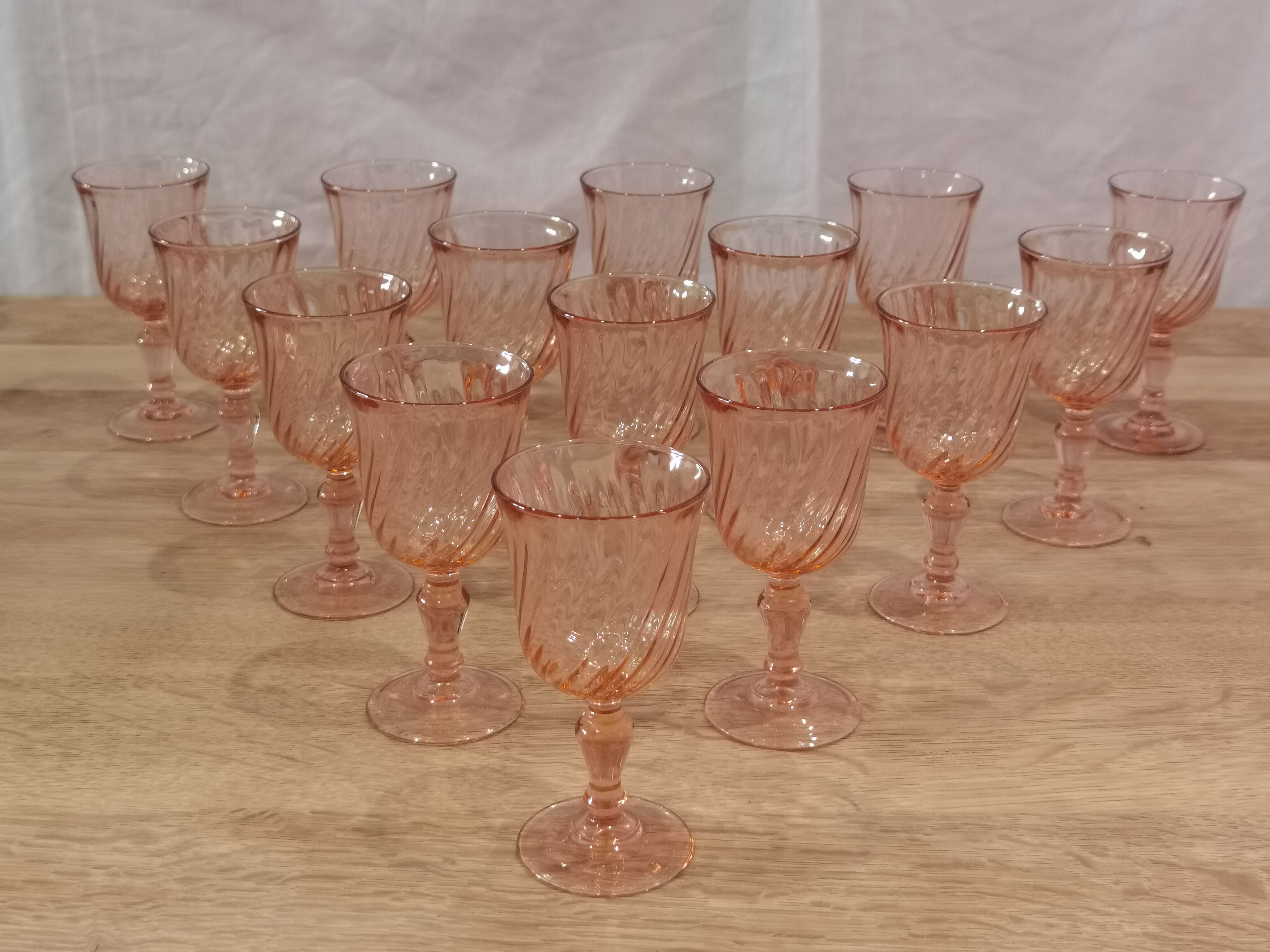 6 glasses wine/aperitif Rosaline Arcoroc Luminarc
