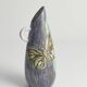 Mid-Century Modern Stoneware Vase with Sgraffito and Butterflies. Sweden, 1950s
