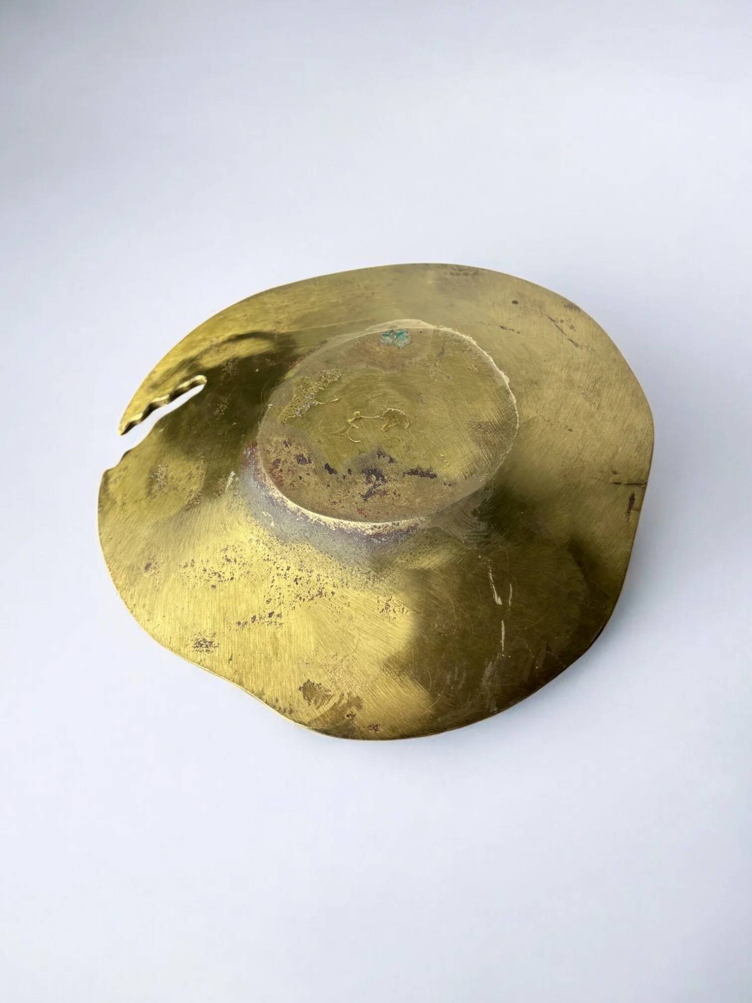 Brutalist centerpiece by Ardisur in bronze, Spain, 1970s