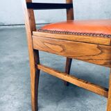 Set of Art Deco Belgian Side Chairs, 1930s