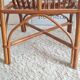 Paire de fauteuils en rotin vintage circa années 70
