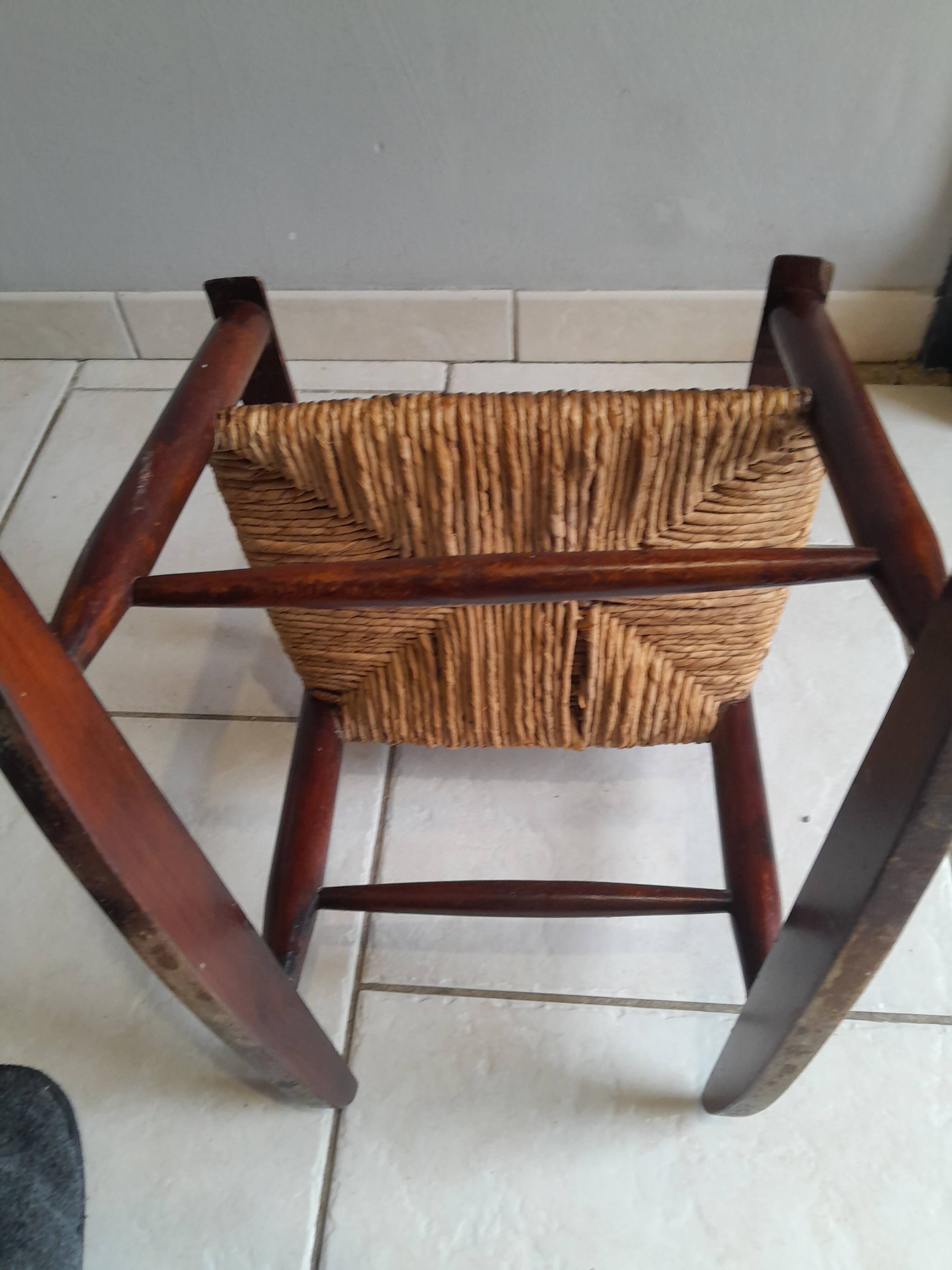 Vintage children's rocking chair from the 50s and 60s