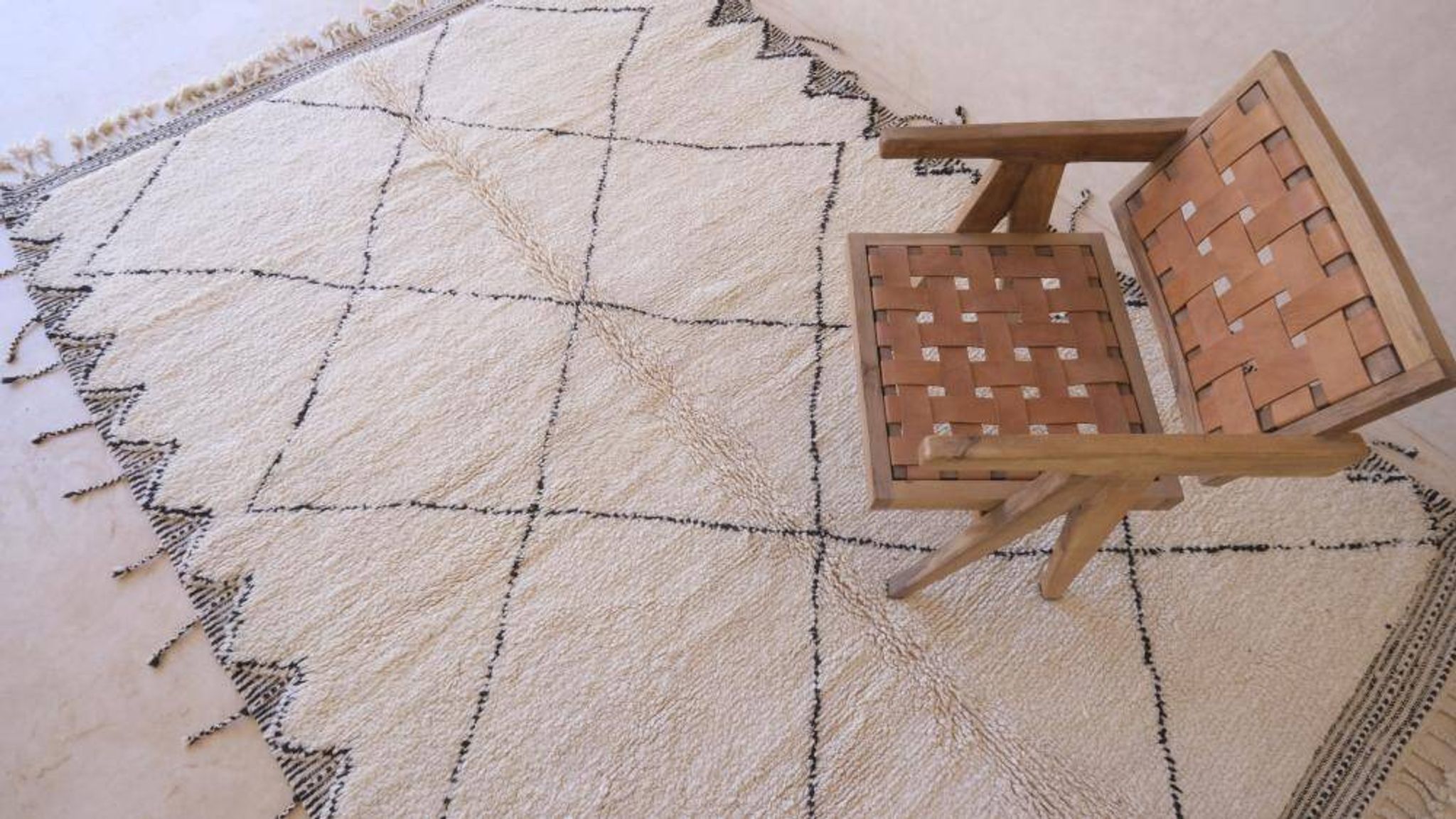 Tapis Traditionel Beni Ourain - 298 x 204 cm
