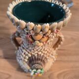 Vase decorated with shells 1940s