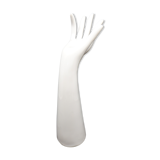 White ceramic baguier hand