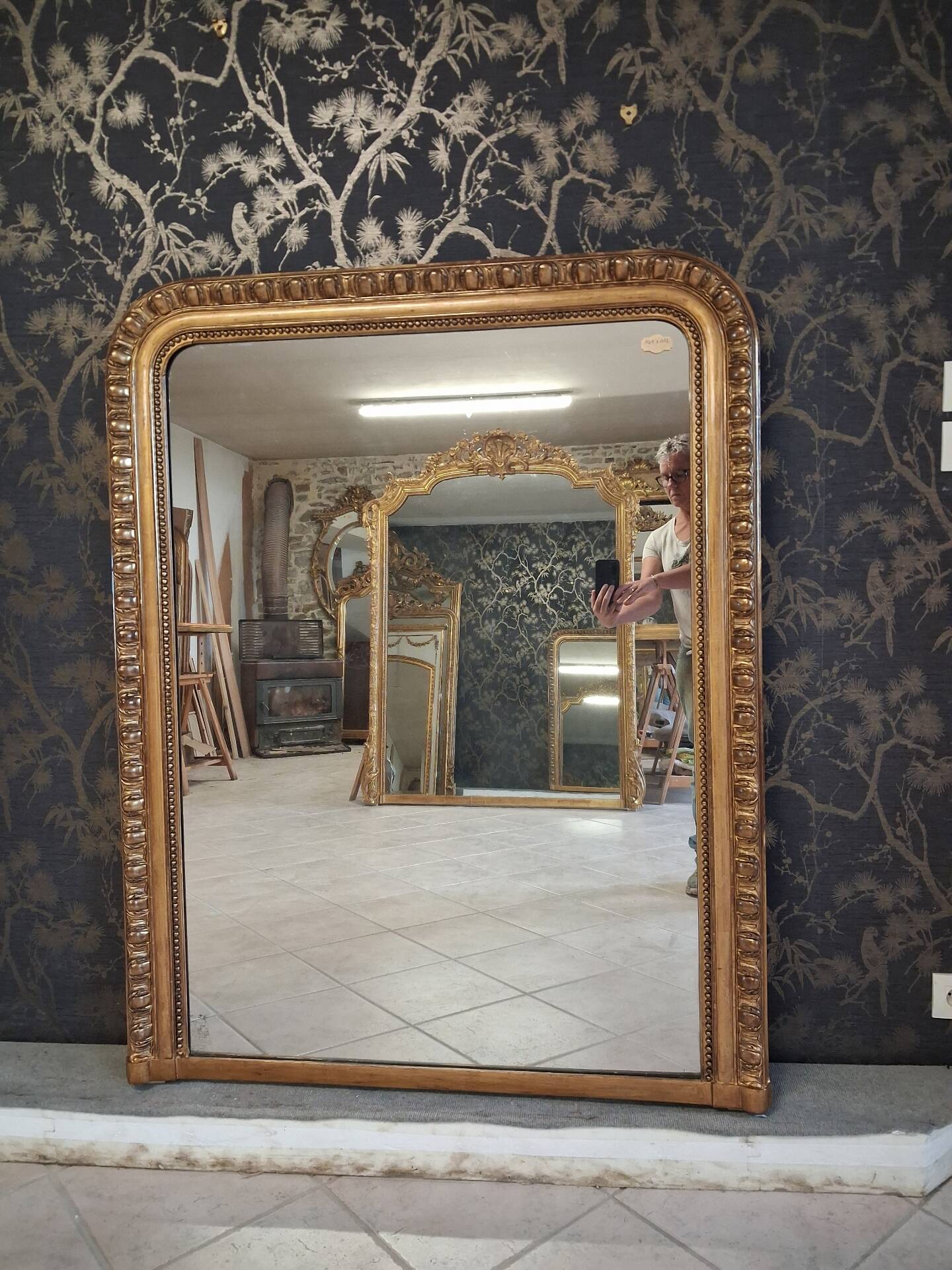Miroir époque louis Philippe 141 x 112
