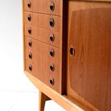 1950s/60s teak and oak Scandinavian sideboard