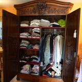 Lyonnaise wedding wardrobe with original locks.