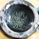 Pair of vintage ceramic bougeoirs "aladdin lamp" signed Luc