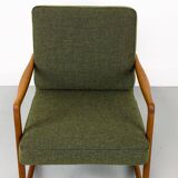 Danish Teak Rocking Chair by Ole Wanscher for France & Son, 1960s