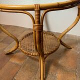 Rattan coffee table