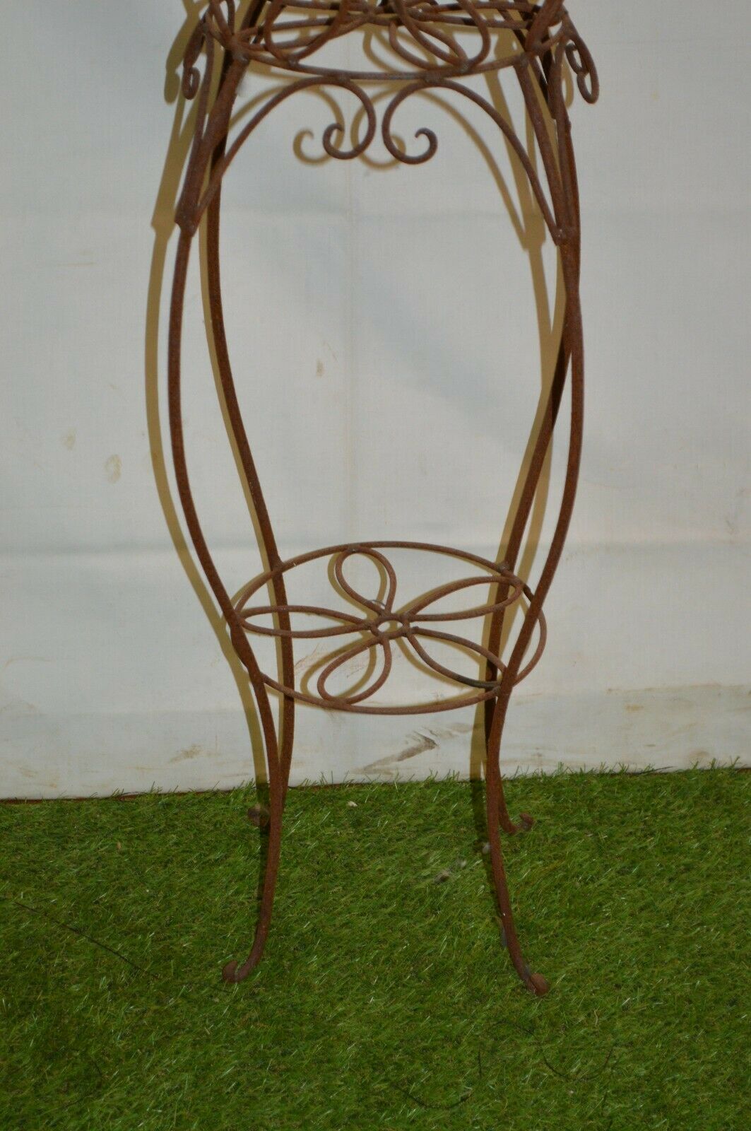 wrought iron planter