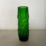 Vintage Murano vase , Emerald Green decorative made in Italy