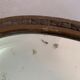 Antique beveled oval mirror 65cm