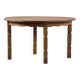 Vintage Danish Modern Oak Round Table, H. Kjærnulf style, 1960s