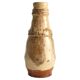 Unique Scandinavian Modern Gourd-Shaped Beige Vase, Sweden 1960s