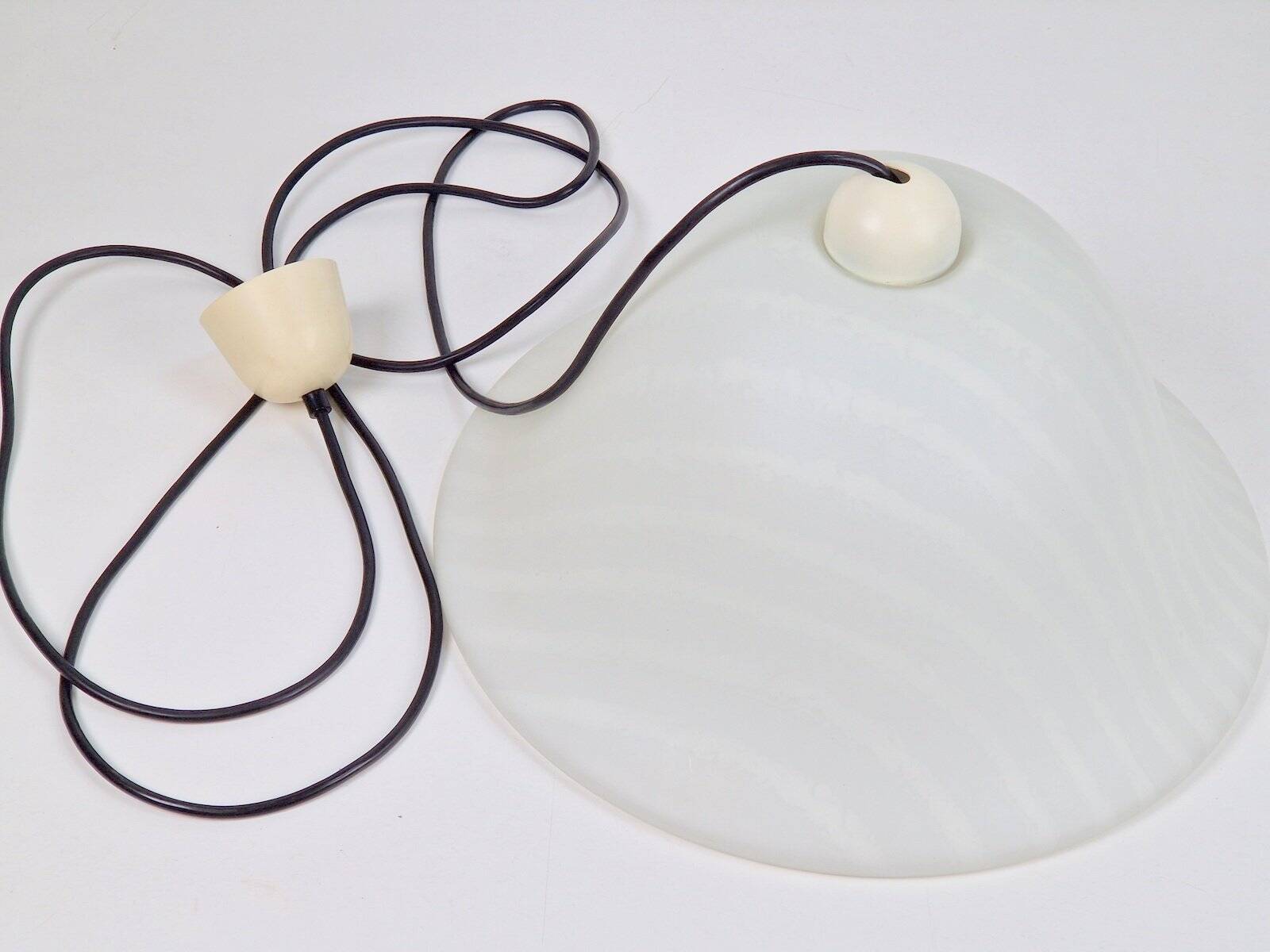 Vintage Pendant Zebra Lamp from Peill & Putzler, 1960s