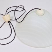 Vintage Pendant Zebra Lamp from Peill & Putzler, 1960s