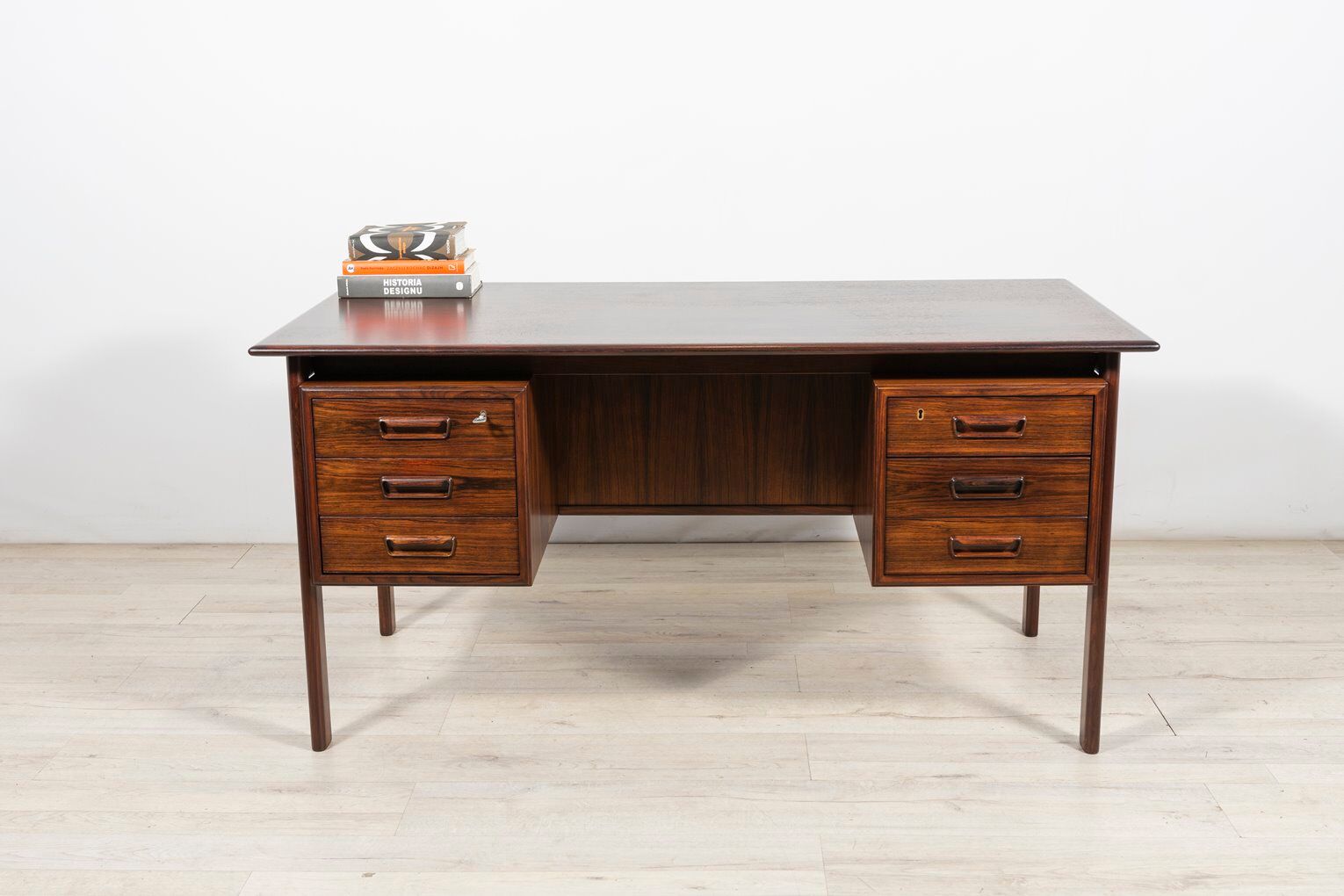 Rosewood Desk by Willy Sigh for H. Sigh & Søn, 1960s