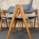 Set of 4 teak chairs by Kai Kristiansen for Sva Møbler Danish Design 60s 70s