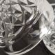 Old crystal drageoir/candy maker in the shape of an egg Cristal d'Arc