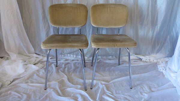 Paire de chaises de bureau ou de salon vintage