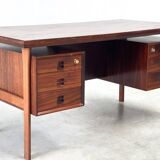 Bureau double face en palissandre, Arne Vodder