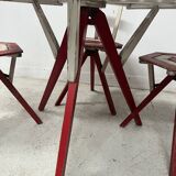 20th century lacquered beech garden furniture set